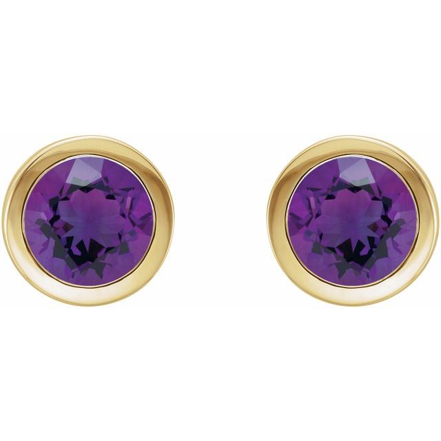 Natural Amethyst | Round | 5mm | Natural Amethyst | Round | 6mm