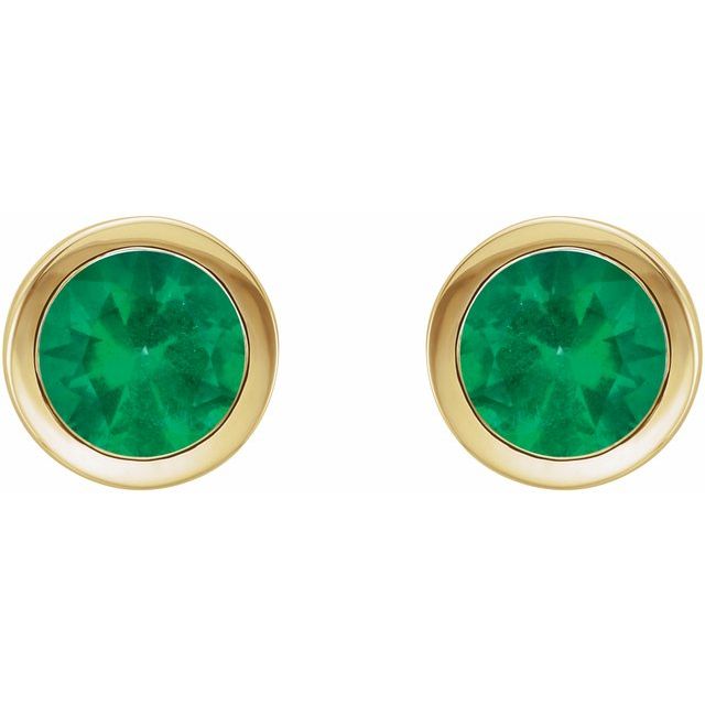Natural Emerald | Round | 5mm | Lab-Grown Emerald | Round | 5mm | Lab-Grown Emerald | Round | 6mm | Natural Emerald | Round | 6mm