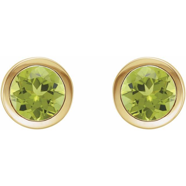 Natural Peridot | Round | 6mm | Natural Peridot | Round | 5mm