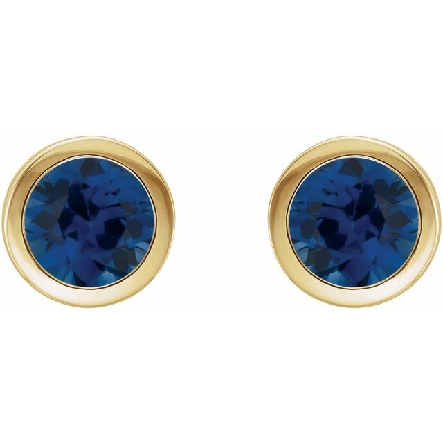 Lab-Grown Blue Sapphire | Round | 5mm | Natural Blue Sapphire | Round | 5mm | Lab-Grown Blue Sapphire | Round | 6mm | Natural Blue Sapphire | Round | 6mm