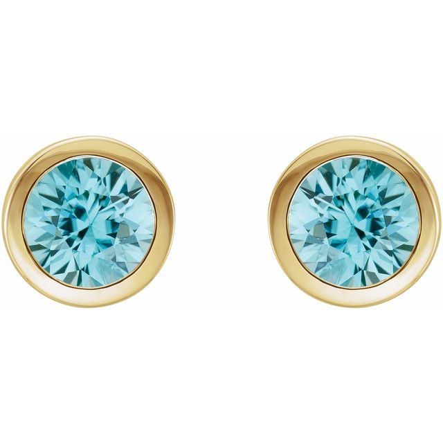 Natural Blue Zircon | Round | 5mm | Natural Blue Zircon | Round | 6mm