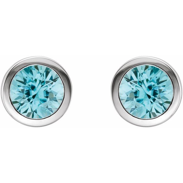 Natural Blue Zircon | Round | 5mm | Natural Blue Zircon | Round | 6mm