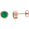 Lab-Grown Emerald | Round | 5mm | Natural Emerald | Round | 5mm | Lab-Grown Emerald | Round | 6mm | Natural Emerald | Round | 6mm