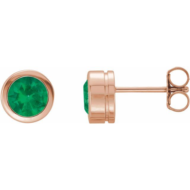 Lab-Grown Emerald | Round | 5mm | Natural Emerald | Round | 5mm | Lab-Grown Emerald | Round | 6mm | Natural Emerald | Round | 6mm