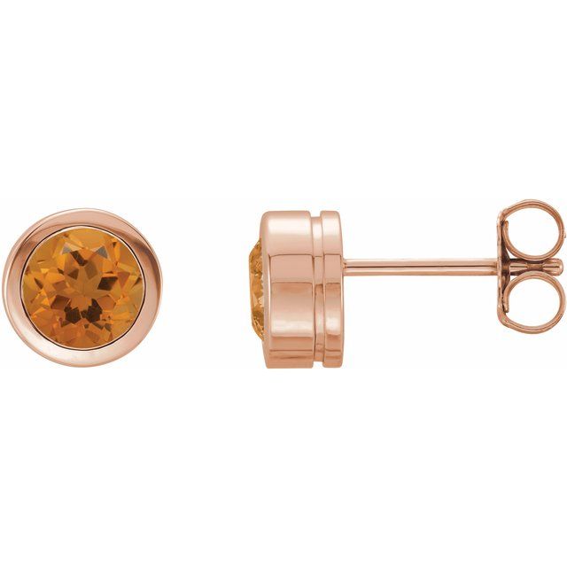 Natural Citrine | Round | 5mm | Natural Citrine | Round | 6mm