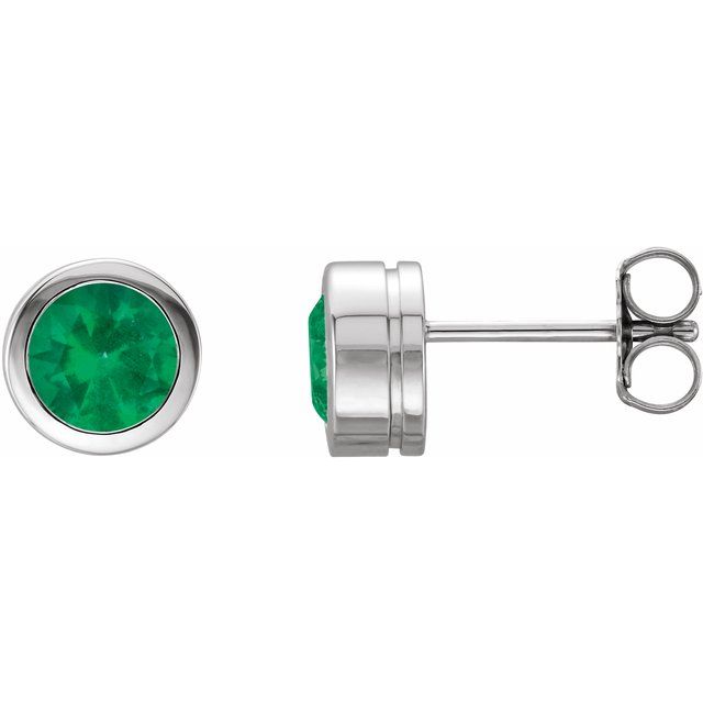 Lab-Grown Emerald | Round | 5mm | Natural Emerald | Round | 5mm | Lab-Grown Emerald | Round | 6mm | Natural Emerald | Round | 6mm