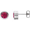 Natural Ruby | Round | 5mm | Lab-Grown Ruby | Round | 5mm | Lab-Grown Ruby | Round | 6mm