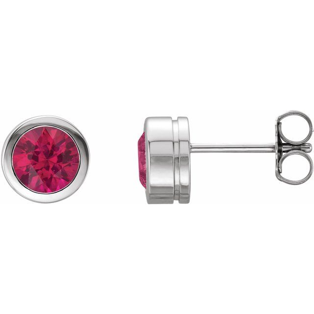 Natural Ruby | Round | 5mm | Lab-Grown Ruby | Round | 5mm | Lab-Grown Ruby | Round | 6mm