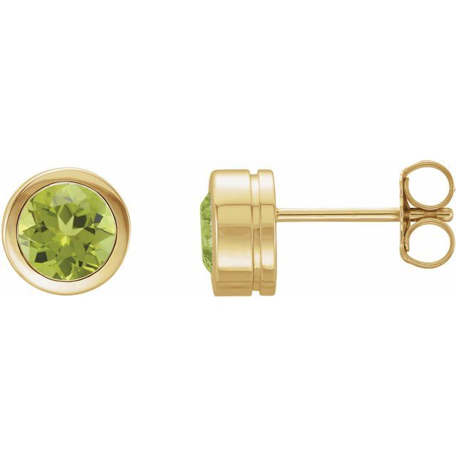 Natural Peridot | Round | 5mm | Natural Peridot | Round | 6mm
