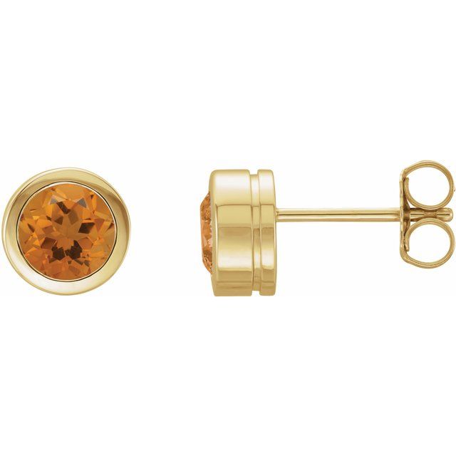 Natural Citrine | Round | 5mm | Natural Citrine | Round | 6mm