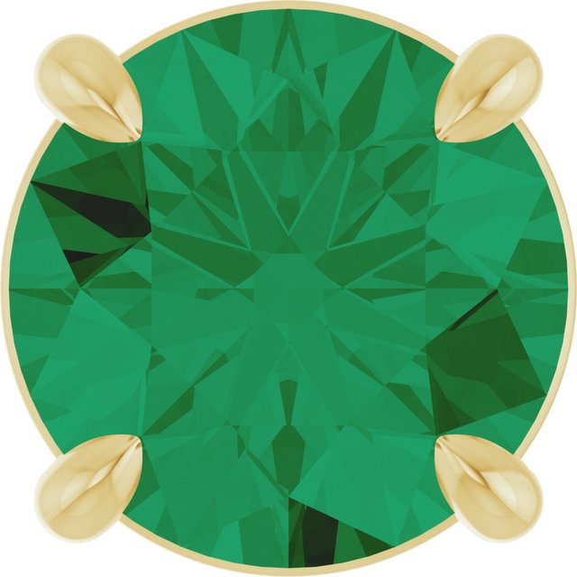 Lab-Grown Emerald | Round | 6.5mm