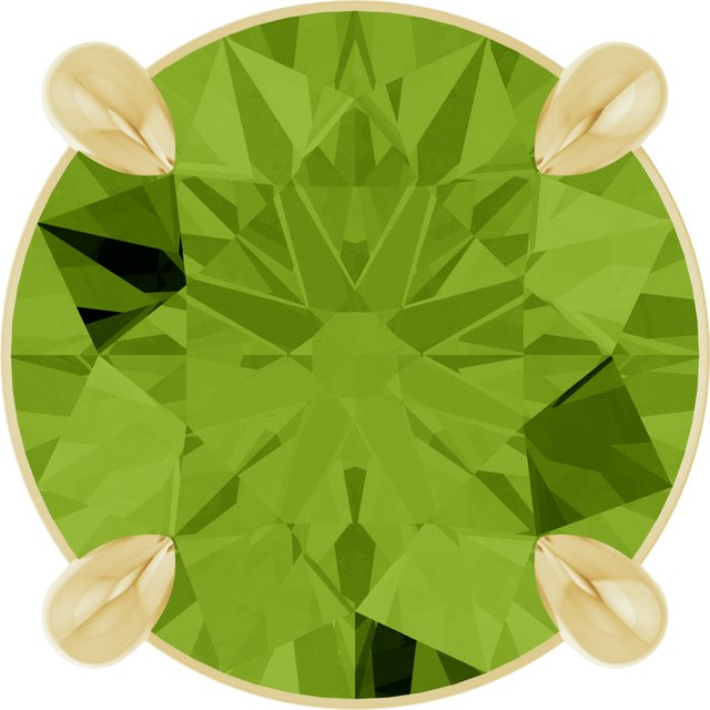 Natural Peridot | Round | 6.5mm