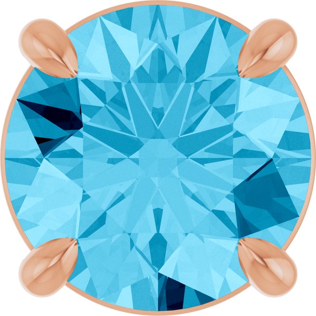 Natural Aquamarine | Round | 6.5mm