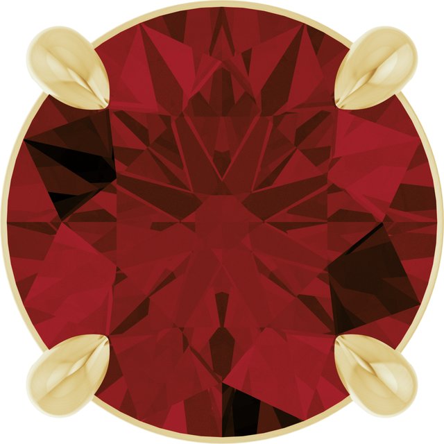 Natural Mozambique Garnet | Round | 6.5mm