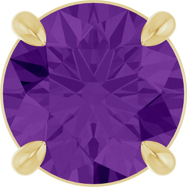 Natural Amethyst | Round | 6.5mm