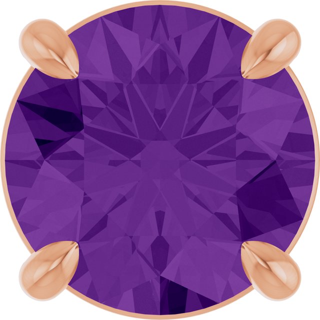 Natural Amethyst | Round | 6.5mm