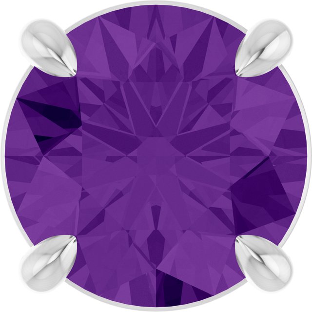 Natural Amethyst | Round | 6.5mm