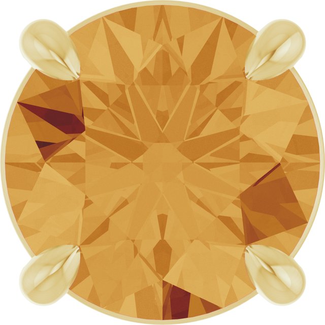 Natural Citrine | Round | 6.5mm