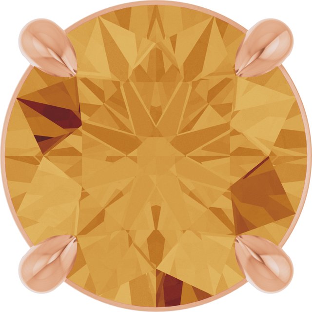 Natural Citrine | Round | 6.5mm