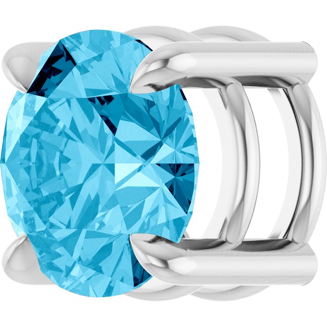 Natural Aquamarine | Round | 6.5mm