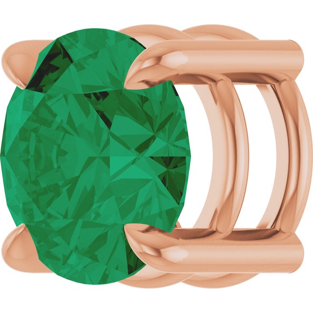 Lab-Grown Emerald | Round | 6.5mm