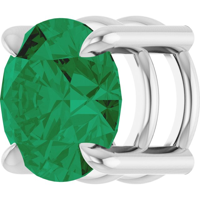 Lab-Grown Emerald | Round | 6.5mm