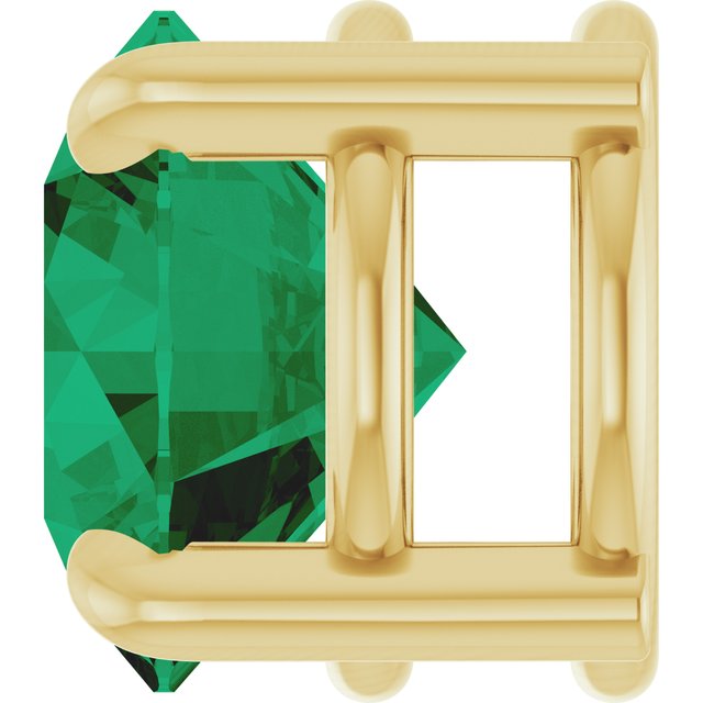 Lab-Grown Emerald | Round | 6.5mm