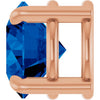 Lab-Grown Blue Sapphire | Round | 6.5mm | Natural Blue Sapphire | Round | 6.5mm