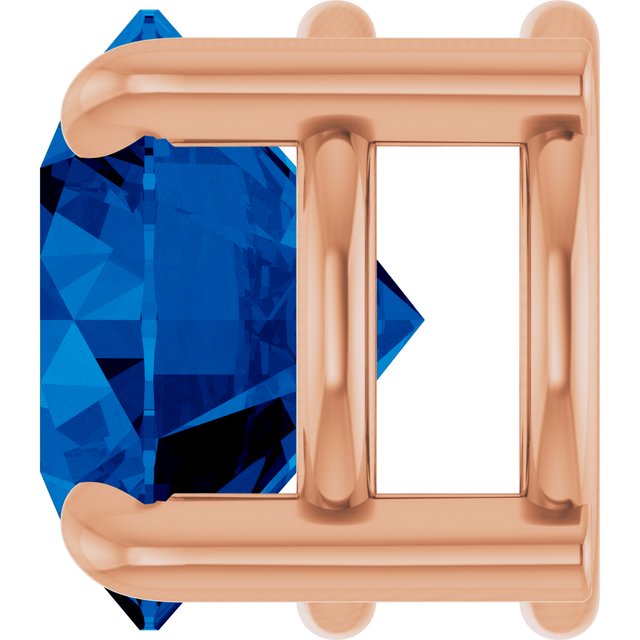 Lab-Grown Blue Sapphire | Round | 6.5mm | Natural Blue Sapphire | Round | 6.5mm