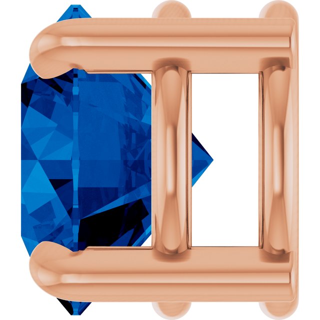 Lab-Grown Blue Sapphire | Round | 7mm