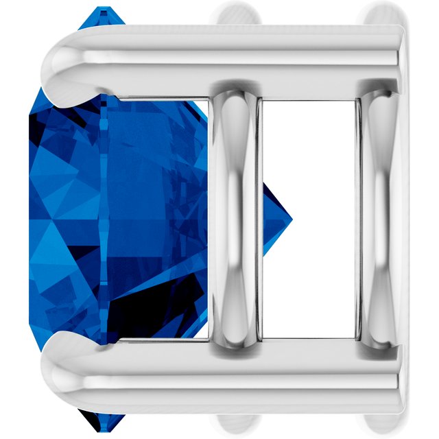 Lab-Grown Blue Sapphire | Round | 7mm