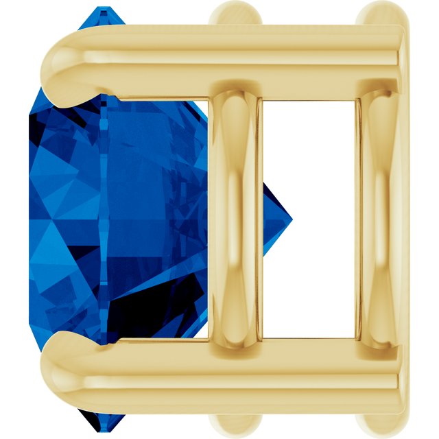 Lab-Grown Blue Sapphire | Round | 7mm