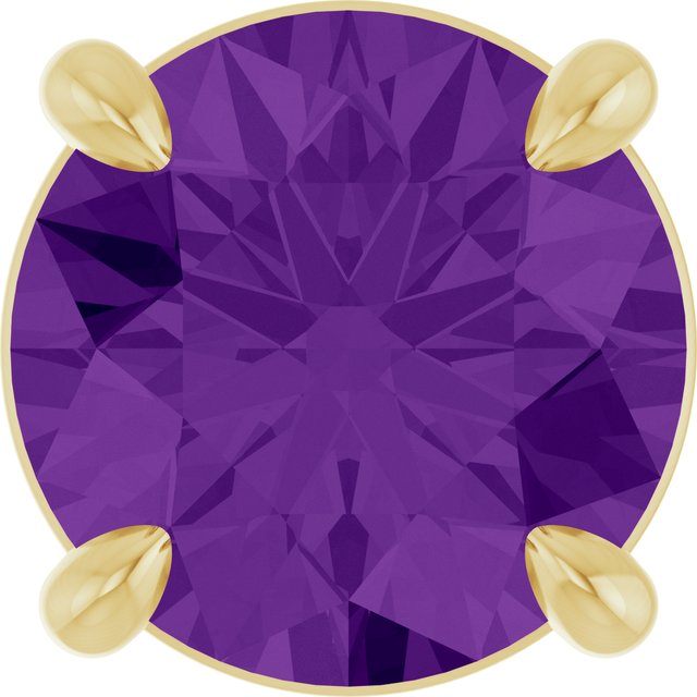 Natural Amethyst | Round | 7mm