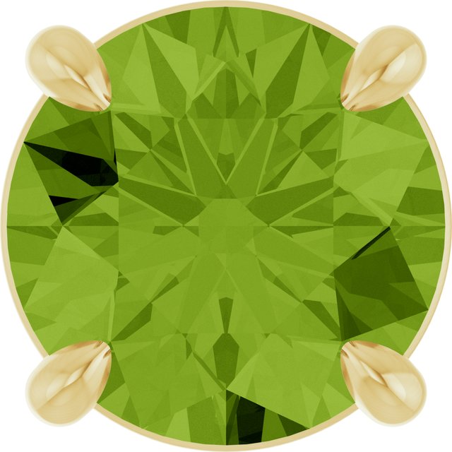 Natural Peridot | Round | 7mm