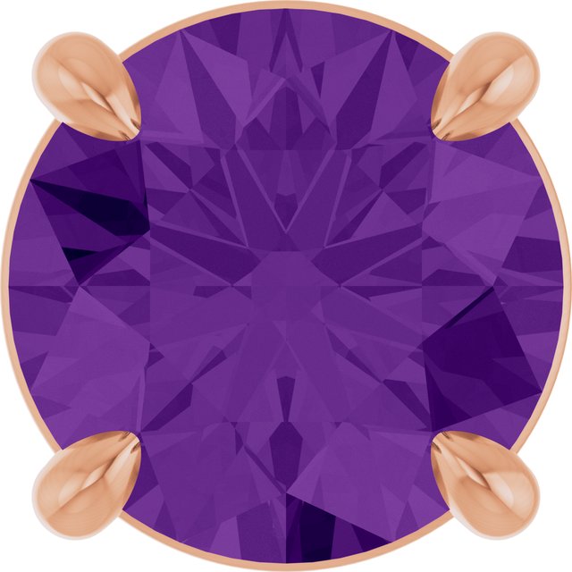 Natural Amethyst | Round | 7mm