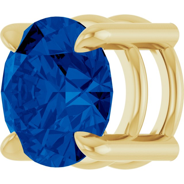 Lab-Grown Blue Sapphire | Round | 7mm