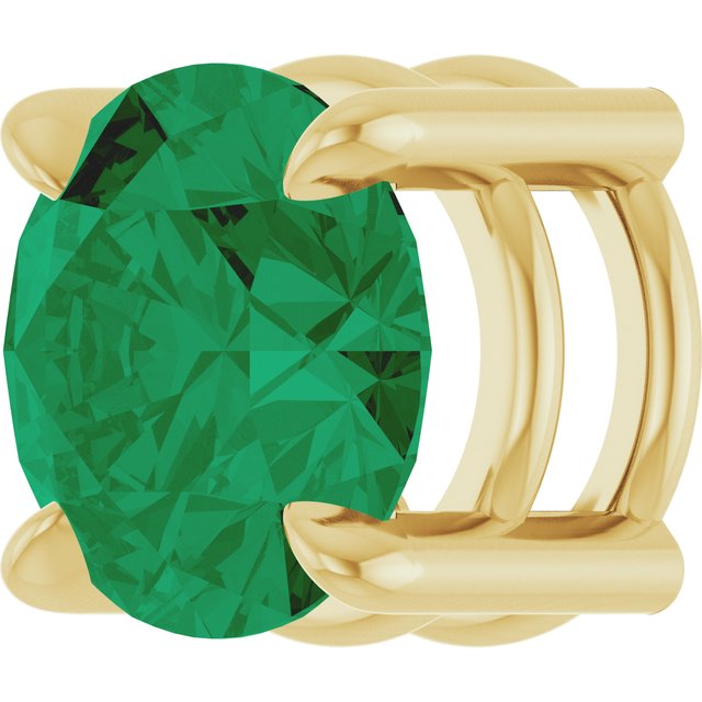 Lab-Grown Emerald | Round | 7mm