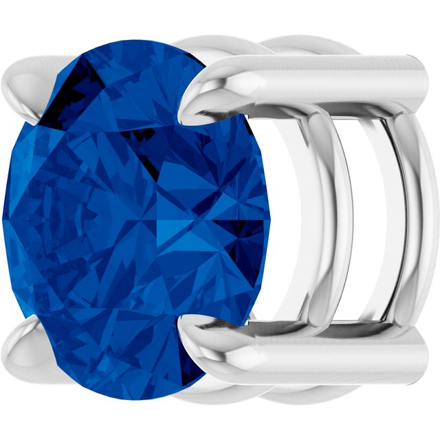 Lab-Grown Blue Sapphire | Round | 7mm
