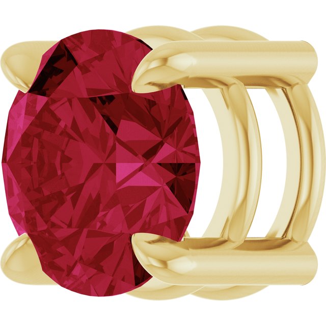 Lab-Grown Ruby | Round | 7mm