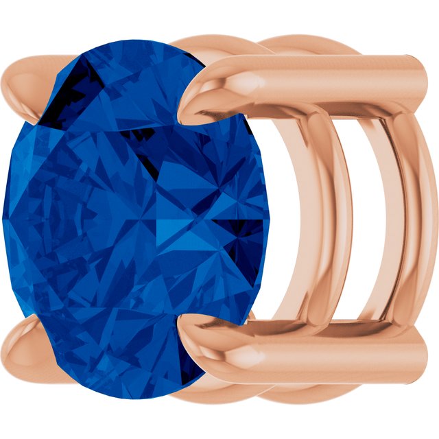 Lab-Grown Blue Sapphire | Round | 7mm