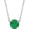 Natural Emerald | Round | 5.5mm | Lab-Grown Emerald | Round | 5.5mm