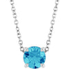 Natural Blue Zircon | Round | 5.5mm