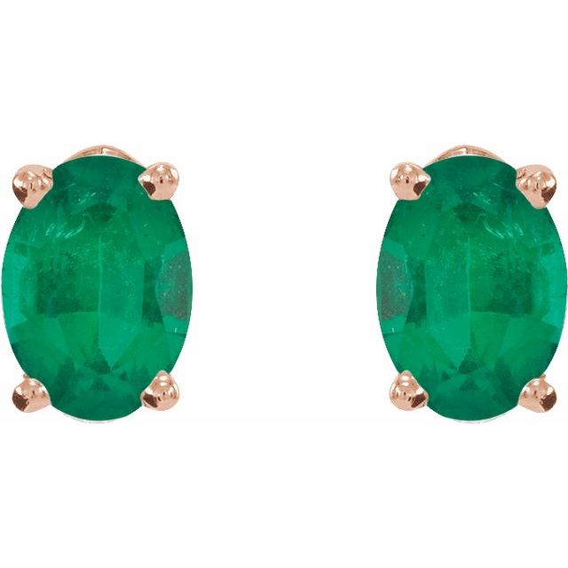 Natural Emerald | Oval | 6 x 4mm | Lab-Grown Emerald | Oval | 6 x 4mm | Lab-Grown Emerald | Oval | 7 x 5mm