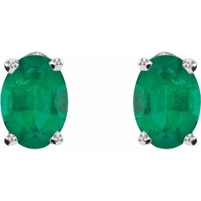 Natural Emerald | Oval | 6 x 4mm | Lab-Grown Emerald | Oval | 6 x 4mm | Lab-Grown Emerald | Oval | 7 x 5mm