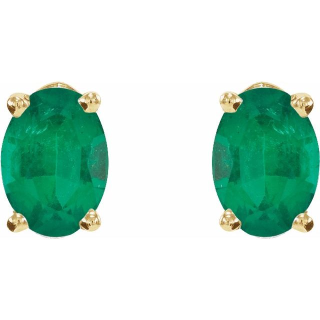 Natural Emerald | Oval | 6 x 4mm | Lab-Grown Emerald | Oval | 6 x 4mm | Lab-Grown Emerald | Oval | 7 x 5mm