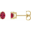 Lab-Grown Ruby | Oval | 6 x 4mm | Natural Ruby | Oval | 6 x 4mm | Lab-Grown Ruby | Oval | 7 x 5mm