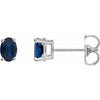 Natural Blue Sapphire | Oval | 6 x 4mm | Natural Blue Sapphire | Oval | 7 x 5mm | Lab-Grown Blue Sapphire | Oval | 6 x 4mm | Lab-Grown Blue Sapphire | Oval | 7 x 5mm