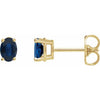 Natural Blue Sapphire | Oval | 6 x 4mm | Natural Blue Sapphire | Oval | 7 x 5mm | Lab-Grown Blue Sapphire | Oval | 6 x 4mm | Lab-Grown Blue Sapphire | Oval | 7 x 5mm