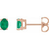 Natural Emerald | Oval | 6 x 4mm | Lab-Grown Emerald | Oval | 6 x 4mm | Lab-Grown Emerald | Oval | 7 x 5mm