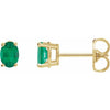 Natural Emerald | Oval | 6 x 4mm | Lab-Grown Emerald | Oval | 6 x 4mm | Lab-Grown Emerald | Oval | 7 x 5mm